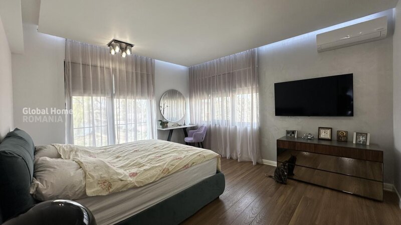 Vila moderna cu piscina | 4 camere | 190 MP | Corbeanca | Vedere Lac